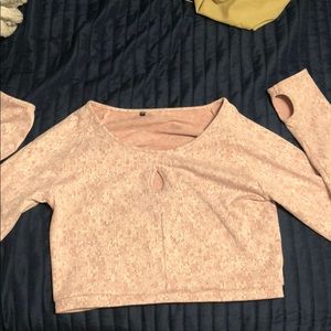 Gymshark long sleeve crop top